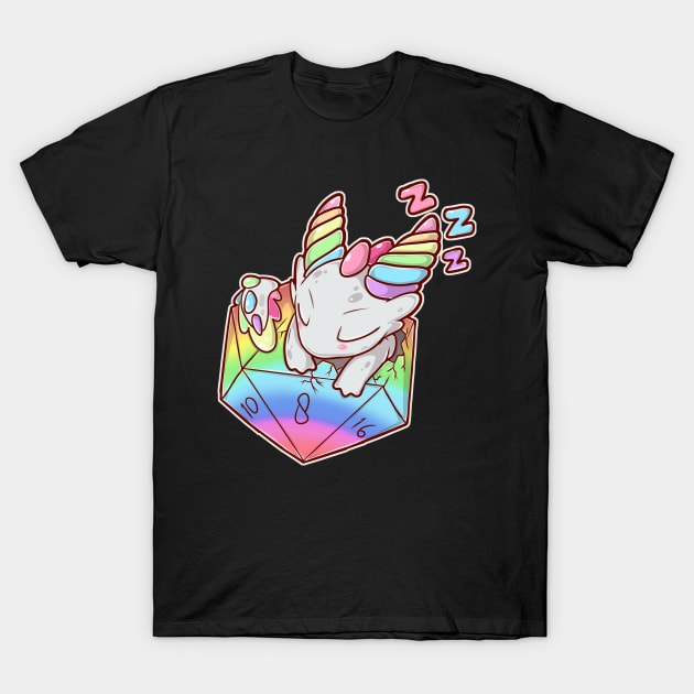 Baby Rainbow Dragon T-Shirt by MimicGaming